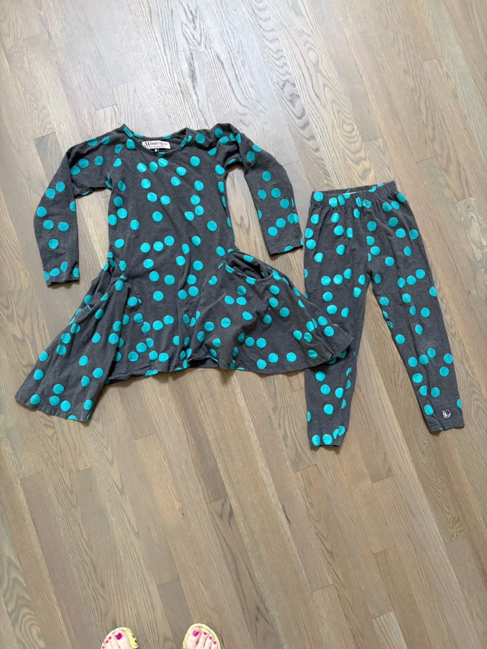 WONDERLAND Tunic Dress Top and Matching Pants Set